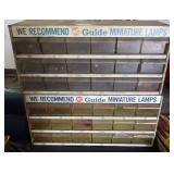 AC MINI BULB CABINETS WITH SOME BULBS