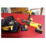DEWALT 20 V CORDLESS DRILL & RECIPROCATING SAW
