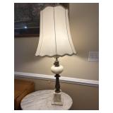 BRASS & MARBLE LAMP
