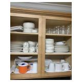 SET OF NORITAKE CHINA, CORNINGWARE CUPS