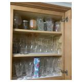 3 CABINETS OF MISC. CUPS & STEMWARE