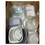 ASSORTED PYREX & CORNINGWARE