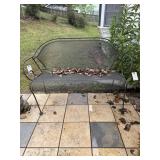 METAL PATIO BENCH