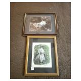 UNKNOWN ARTIST 2 DOG PRINTS