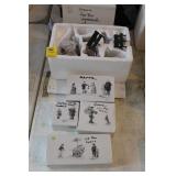 6 PC DEPT 56 FIGURINES
