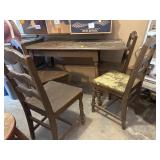 KITCHEN TABLE & 4 CHAIRS
