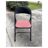 4 METAL FOLDING CHAIRS