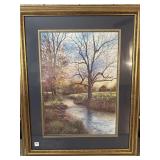 ROBERT A TINO FALLEN LEAVES 391/950 16"x22 5/8"