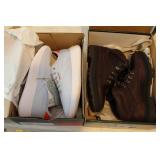 SZ 7 REEBOK SNEAKER SZ 7 TIMBERLAND BOOTS