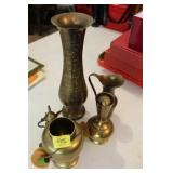 ASSORTED BRASS ITEMS