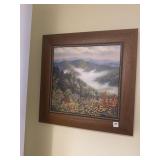 ROBERT A TINO MOUNTAINS IN MAY ORIGINAL PAINTING
