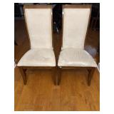 2 ARM CHAIRS & 4 SIDE CHAIRS