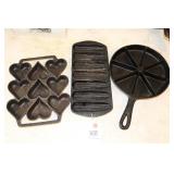 3 CORNBREAD SKILLETS