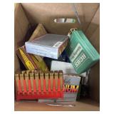 BOX OF ASSORTED BRASS