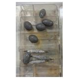 3 BOXES OF LEAD SINKERS