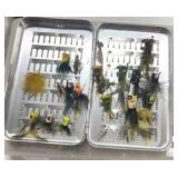 BOX OF VINTAGE FLY ROD POPPER LURES