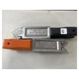 2 LEAD CASTING MOLDS