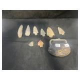 8 AAROWHEADS - VARIETY OF SIZES