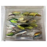 22 CRANK BAITS IN STOWAWAY BOX