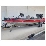 2006 BASS TRACKER PRO TEAM 190TX & TRAILER