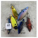 6 RAT-L-TRAP LURES