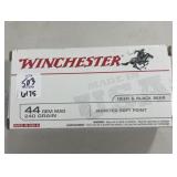 46 RDS WINCHESTER 44 RIM BAG AMMO 240 GRAIN