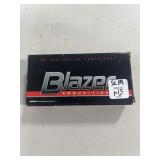 50 RDS BLAZER 380 AUTO AMMO 95 GRAIN FMJ