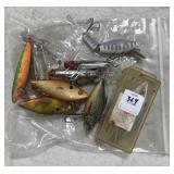 7 RAT-L-TRAPS & 3 LURES
