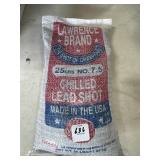 25 LBS OF NO. 7.5 LEAD SHOT