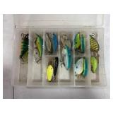 15 CRANK BAITS IN STOWAWAY BOX