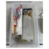 ASSORTMENT OF LURES & HOOKS