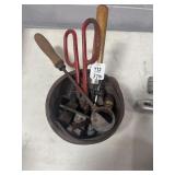 LEAD SMELTER W/ BULLETT BOWLS & TOOLS