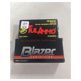 100 RDS 38 SPCL AMMO 50 ARE 130 GRAIN FMJ