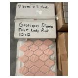 [77 sheets] GEOSCAPE PINK DIAMOND 12x12