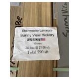 [590sft] SUNNY VIEW HICKORY 10mm LAMINATE