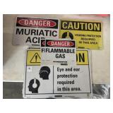ASSORTED SAFETY SIGNS ASSORTED SAFETY SIGNS