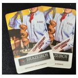Brazeiros Lunch Certificates