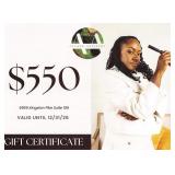 Allmon Artistry $550 Gift Certificate