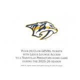 Nashville Predators Club-Level Tickets