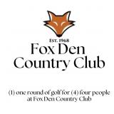 Fox Den Country Club - Round of Golf for 4