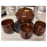 WATTWARE COOKIE JAR & 6 DESERT BOWLS