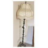 ORNATE BRASS FLOOR LAMP