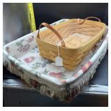LONGABERGER SERVING TRAY BASKET (1996) &.....