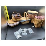6 ASSTD LONGABERGER BASKETS