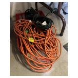 TRAY OF EXTENSION CORDS