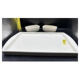 3PC LONGABERGER CERAMIC BAKING DISHES