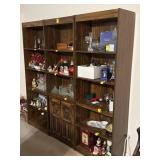 3PC PRESSWOOD SHELVING UNIT 72x12x70.5