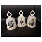 12 NORMAN ROCKWELL COLLECTOR BELLS