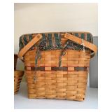 LONGABERGER 1995 LG PICNIC BASKET 14x16x13