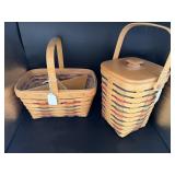 2 LONGABERGER 1995 & 1998 BASKETS
